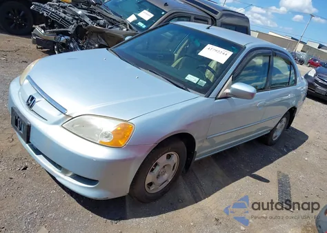2003 Honda Civic Hybrid from USA, damaged, VIN JHMES96693S025051